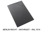 Design-Duschwanne, mit Eckablauf bei 17 x 17 cm, Breite 100 bis 200 x B. 70 bis 100 cm, rutschfest, Maßanfertigung in cm, KOSTENLOSE LIEFERUNG